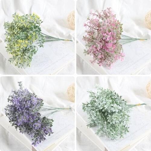 20cm Silk Artificial Flowers DIY Party Decoration Vintage Wedding Fake Flowers Festival Supplies Home Decor Bouquet Accessories
