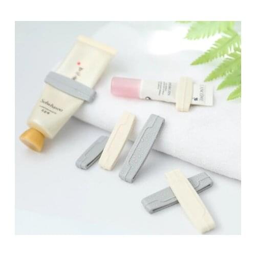 3 Pcs Multipurpose Squeeze Ease Tube Squeezer Toothpaste Clip Random Color Tooth Paste Clip Multifunction Home Bathroom Tool