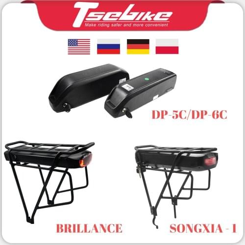 Battery 36V 48V down tube battery Battery Polly 48V 12Ah 13Ah 16Ah rear rack battery Ebike Cycling Lithium Battery With Charger