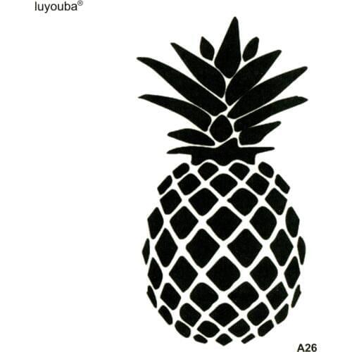 Pineapple Waterproof Temporay Tattoos Stickers Fruit Tatoo Sleeve Fake tattoo Sleeves Tattoo sticker for body Art Tatuajes