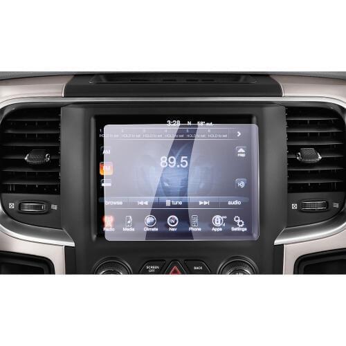 RUIYA Car GPS Navigation Screen Protector For Ram 1500 2018 2019 8.4inch Center Touchscreen Anti-Blue Light Tempered Glass