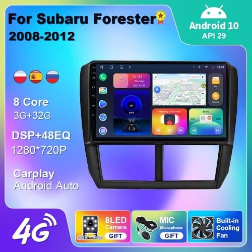 Car Radio for Subaru Forester Impreza 3 2007-2013 Car Intelligent System Stereo Autoradio Multimedia Video Player Navigation GPS