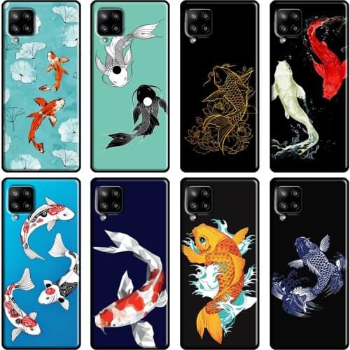 Koi Carp Fish Phone Case For Samsung Galaxy A51 A70 A71 A72 A52 A41 A31 A02S A12 A21S A20e A10 A40 A50