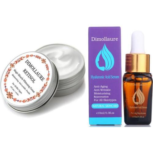 Dimollaure Retinol Whitening Cream Hyaluronic Acid collagen peptides Serum anti-aging Essence Moisturizing cream