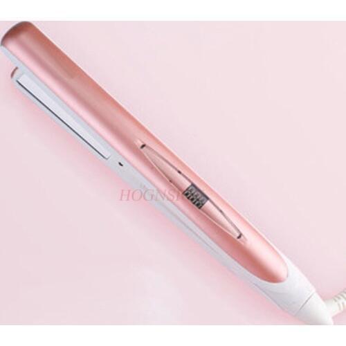 Electric splint straight roll dual-use buckle straight hair pull hair ironing board mini straight plate clip hair stick female d