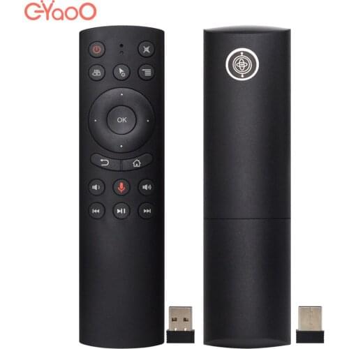 G20 G20S 2.4G Wireless Fly Air Mouse Google Voice Control IR learning High quality Remote Control For Android PC TV Box