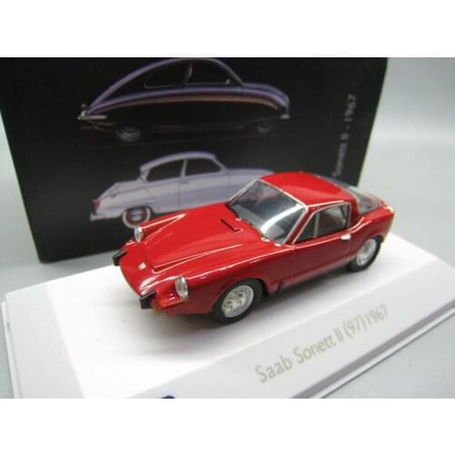 ATLAS Diecast 1/43 Scale SAAB 1967 Sports Car Collection Alloy Model Souvenir Ornaments Display Vehicle Toys Gift Show