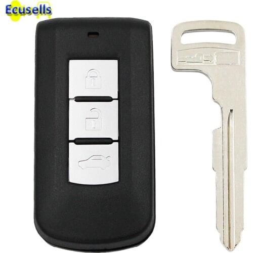 New Remote Key Shell Case Fob 3 Button for Mitsubishi Lancer Outlander ASX