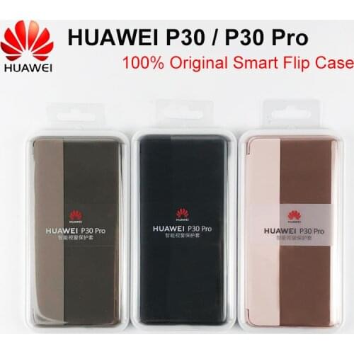 Original Official HUAWEI P30 Pro Case Smart View Window Leather Protection Flip Case HUAWEI P30 Pro Cover Huawei P30 Case Funda