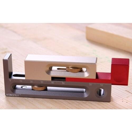 Kerfmaker Slot Adjuster, Grove and Dado Cuts Adjusting Jig, Table Saw, Router Table Woodworking
