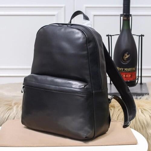 New Fashion Cowhide Genuine Leather Backpack Men Large Capacity Laptop Bag Travel Casual Mountaineering High Quality Luxury Bags