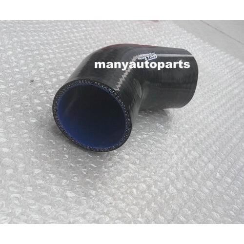 Silicone Joiner Elbow Radiator Hose 45 Degree Bend 64mm 2.5" Silicon Pipe Black