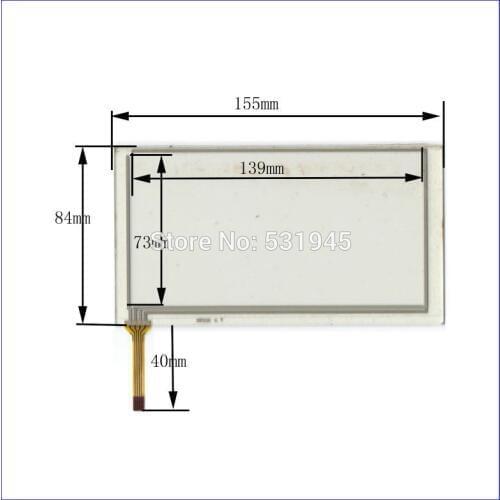 ZhiYuSun XWT528 155mm*84mm GLASS 155*84 for tble compatible gps touch for car radio