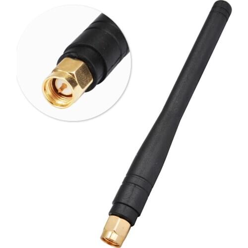 Superbat 2DBi 824-960Mhz GSM/UMTS/HSPA Antenna SMA Plug Rubber Antenna Aerial Signal Booster for Mobile Wireless Device