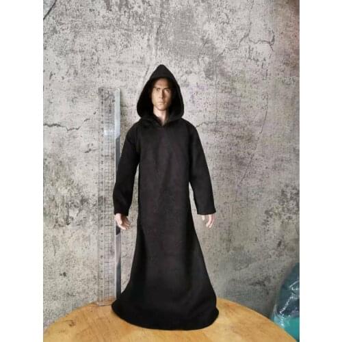 1:6th Long Robe Coat Model with Hat For 12" Male Figure
