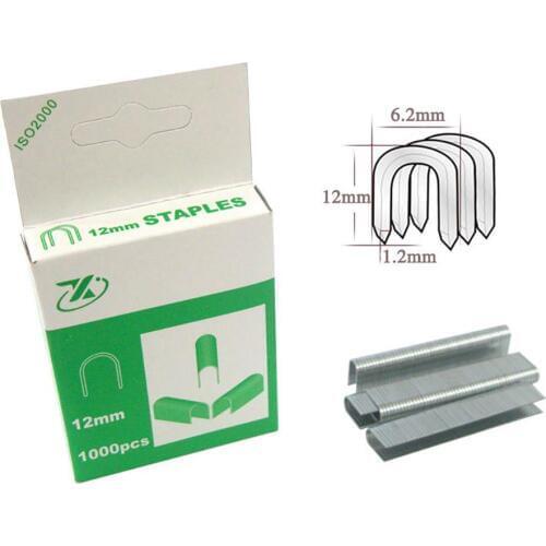 U Type Nail Metal Staples For Office School Supplies Manual Heavy Duty Hand Nail Gun Furniture Stapler Stationery Book Staples