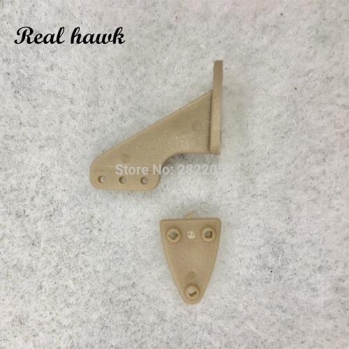 10 Sets/lot nylon triangular Pin Horns 13.5x16mm 3hole L13.5xH16mm without screw RC Airplanes Parts Electric Planes Foam Aerom