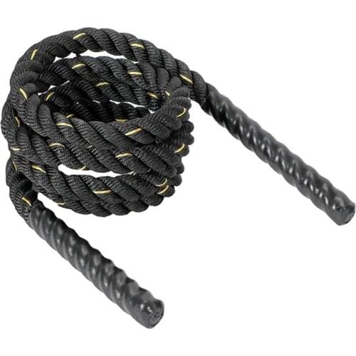 2.8m x 25mm Heavy Jump Rope Crossfit Weighted Battle Skipping Ropes Power Training Improve Strength Fitness Home Gym Equipment