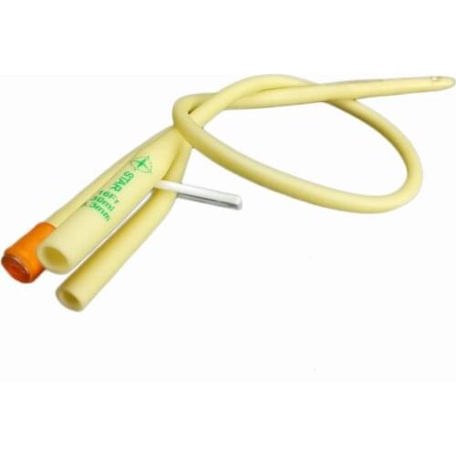 3 way single balloon latex foley catheter silicone coated sterilized urethral catheter male sex urinary catheter 10pcs free ship