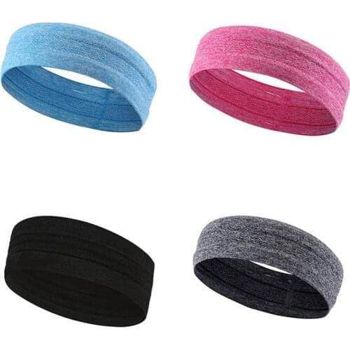 4 Pack Sports Headband for Women Lightweight Hairband Fitness Exercise Equipment Non Slip Sweatband For Cycling Yoga NEW