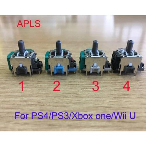 50 pcs ALPS For Playstation PS4 Controller 3D roker analogstick joystick axis sensor module for xbox one/wiiu/ps3/p4