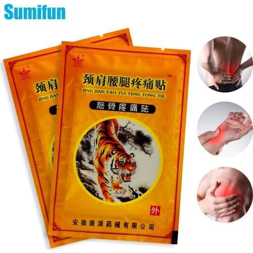 8pcs Tiger Balm Plaster Back Pain Patches Shoulder Rheumatoid Arthritis Joint Stickers Muscle Rub Medical Plaster Body Massage