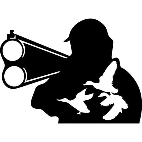 Wild Hunter Car Stickers Self-adhesive and Decals Car Styling Hunting Duck Auto Vinyl Cover Scratches Waterproof Car Accessories