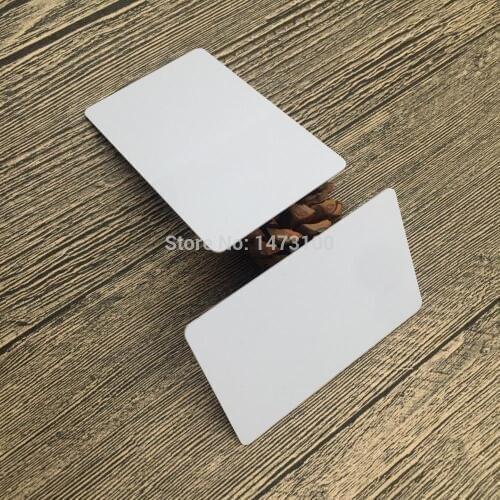 Free shipping 100pcs inkjet blank card MIFARE Classic 1k card 13.56MHz pvc card