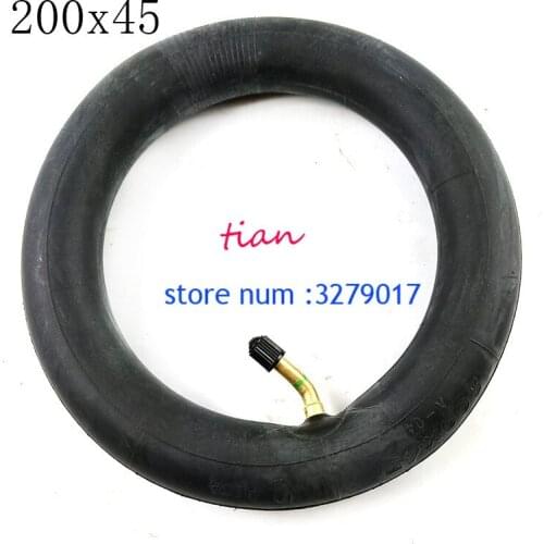 Free shipping 200x45 Inflated inner tube For E-twow S2 Scooter Pneumatic Wheel 8" Scooter Wheelchair Air wheel inner tire