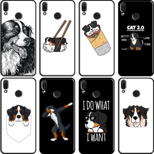 Bernese Mountain Dog Case For Huawei Y3 II Y5 Y7 2017 Y6 Prime 2018 Y9 2019 Y7A Y5P Y6P 2020 Nova 5T 2i Case