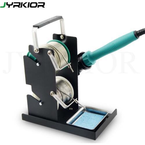 Double-Layer Multifunctional Soldering Iron Stand Tin Solder Wire Rack Line Seat Tin Support Tin Wire Welding Wire Bracket