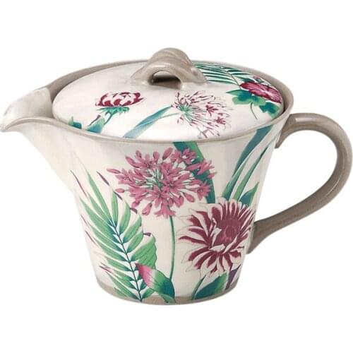 Ceramic teapot, Japanese tea set, stainless steel screen, coffee cup, cup and dish, tea ceremony utensils