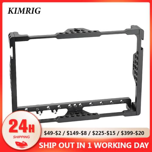KIMRIG LILIPUT H7 H7S 7 Inch 4K Monitor Cage Kit Protective Armor (Exclusive Use) With 1/4" Mounting Points & Shoe Mounts