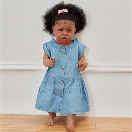 58cm Bebe Doll Reborn Baby With Wristband Blue Eyes Full Silicone Vinyl Body Reborn Doll Realistic Newborn Dolls Dolls for Child