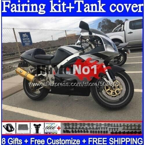 +Tank For SUZUKI SRAD GSXR 750 600 GSX-R600 62MC.42 GSXR750 GSXR600 96 97 98 99 00 1996 1997 1998 1999 2000 Grey Black Fairing