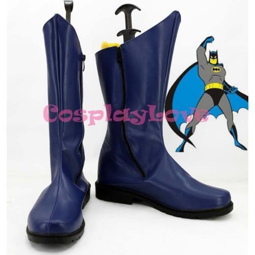 Newest Custom Made American Movie Blue Cosplay Shoes Long Boots For Halloween