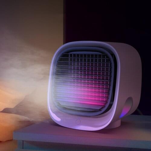 Portable Desktop Air Conditioner Conditioning USB Mini Air Cooling Fan Three Mode 300ml Water Capacity for Office Home