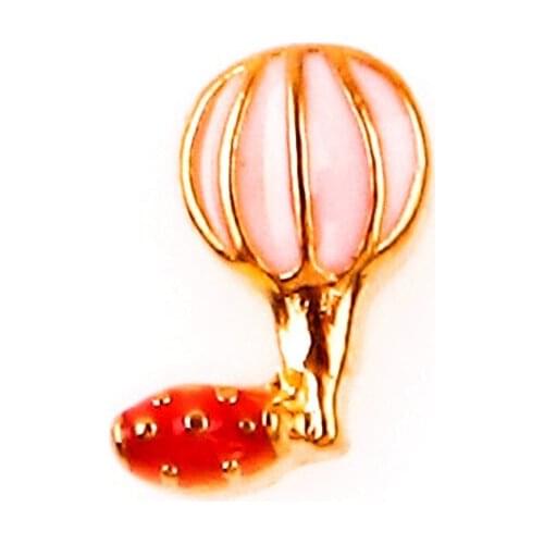 20Pcs/Lot Pink Perfume Bottle Floating Charms Hand-made DIY for Glass Lockets