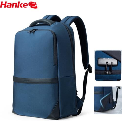 Anti-theft Backpack With Hidden Password Lock Men Business Backpack Bag Fit 15.6" Laptop Waterproof YKK Zipper