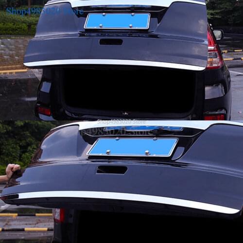 Stainless Steel Tail Gate Cover Trim For HONDA CRV CR-V 2012- 2015 2016 Rear Trunk Door Strip Molding Accent Garnish Styling