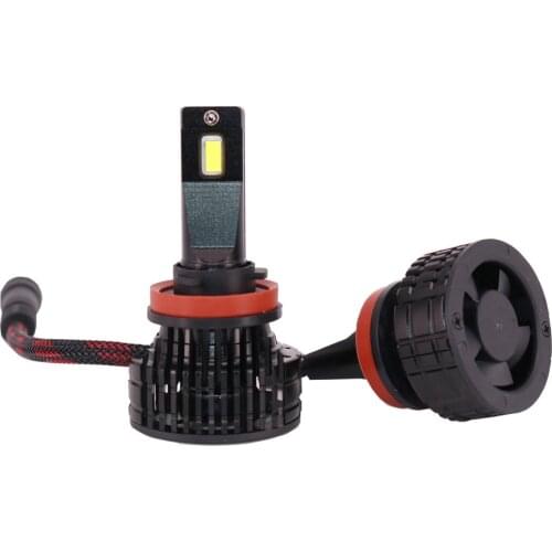 2PCS H8 H9 H11 H16(JP) G-XP x3 GTR LED Headlight H4 9003 H7 9005 9006 HB3/HB4 9012 HIR2 Turo Fan White 6K Lamps Bulbs 50W 8000LM