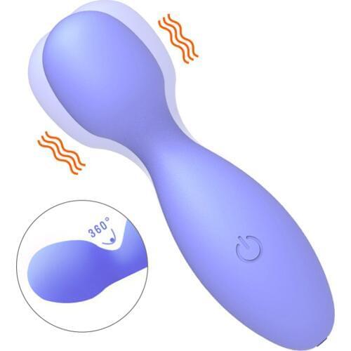 10Modes Mini AV Vibrator Sex Toy For Women 2019 New Design Bowling Shaped Vibrator Clitoris Stimulate Magic Wand G Spot Massager