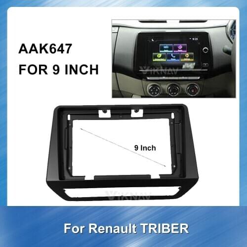 Car Radio Fascia For RENAULT TRIBER 2019 DVD frame Dash Mount Kit Adapter Trim Facial Panel Frame Dashboard 2 Din
