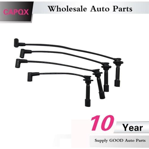 CAPQX For Chery QQ QQ3 QQ6 CAC-SQR 472 Ignition Wires Ignition Coil Plug Sub Cylinder Wires Spark Plug Cable Ignition Line