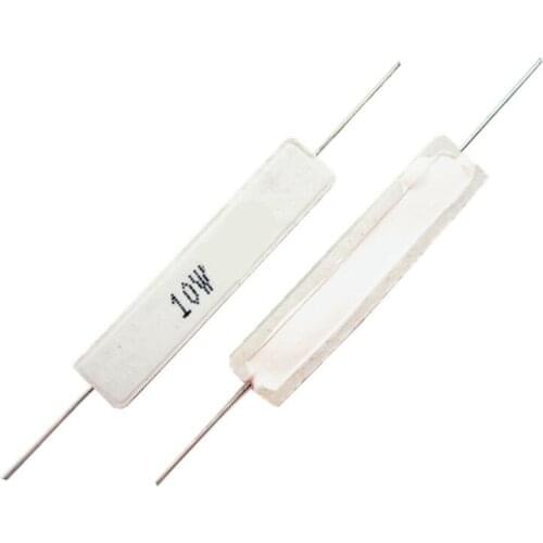 1pcs 10W 5% Cement Resistor Power Resistance 0.1 - 10K 0.1R 0.5R 10R 50R 0.22 0.33 0.5 1 2 5 8 10 15 20 25 30 100 1K 2K 3K ohm