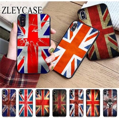British flag Luxury Unique Design Phone Case For iphone x xs 12pro max 5s 6splus 7 8plus xr xsmax SE 2020 12mini Cover