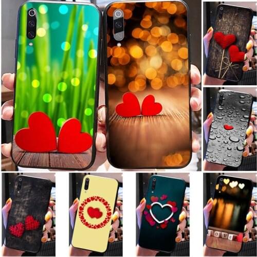Heart Shape Red Heart Phone Case For Xiaomi Mi 9 9T CC9 CC9E 8 SE Pro A2 Lite 6X 5 A3 A1 Max Mix 2 3