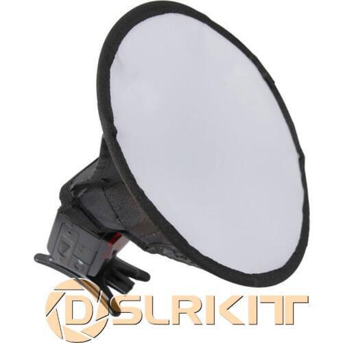 DSLRKIT 20cm/8" Round Flash Softbox Diffuser for Canon Nikon Pentax Sony