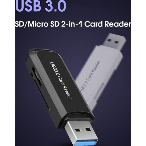 Kebidu Type C Card Reader OTG USB 3.0 Adapter Mini Card-Reader Multi Smart Memory For Micro SD/TF/CF/MS Micros Computer Laptop