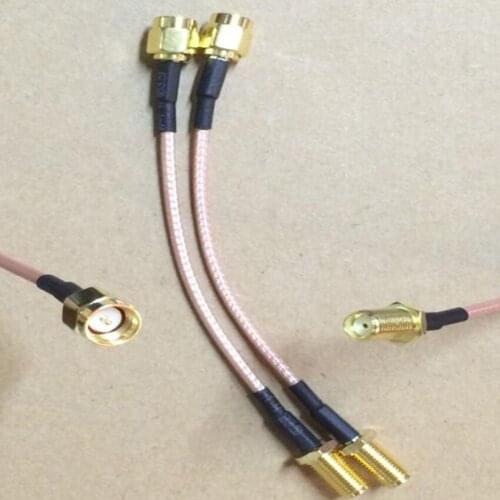 5PCS/Lot SMA-j Male to SMA-K Female Plug Connector RF Coaxial Extension Pigtail Cable Silver-Plated RG316 10CM/15CM/20CM/50CM